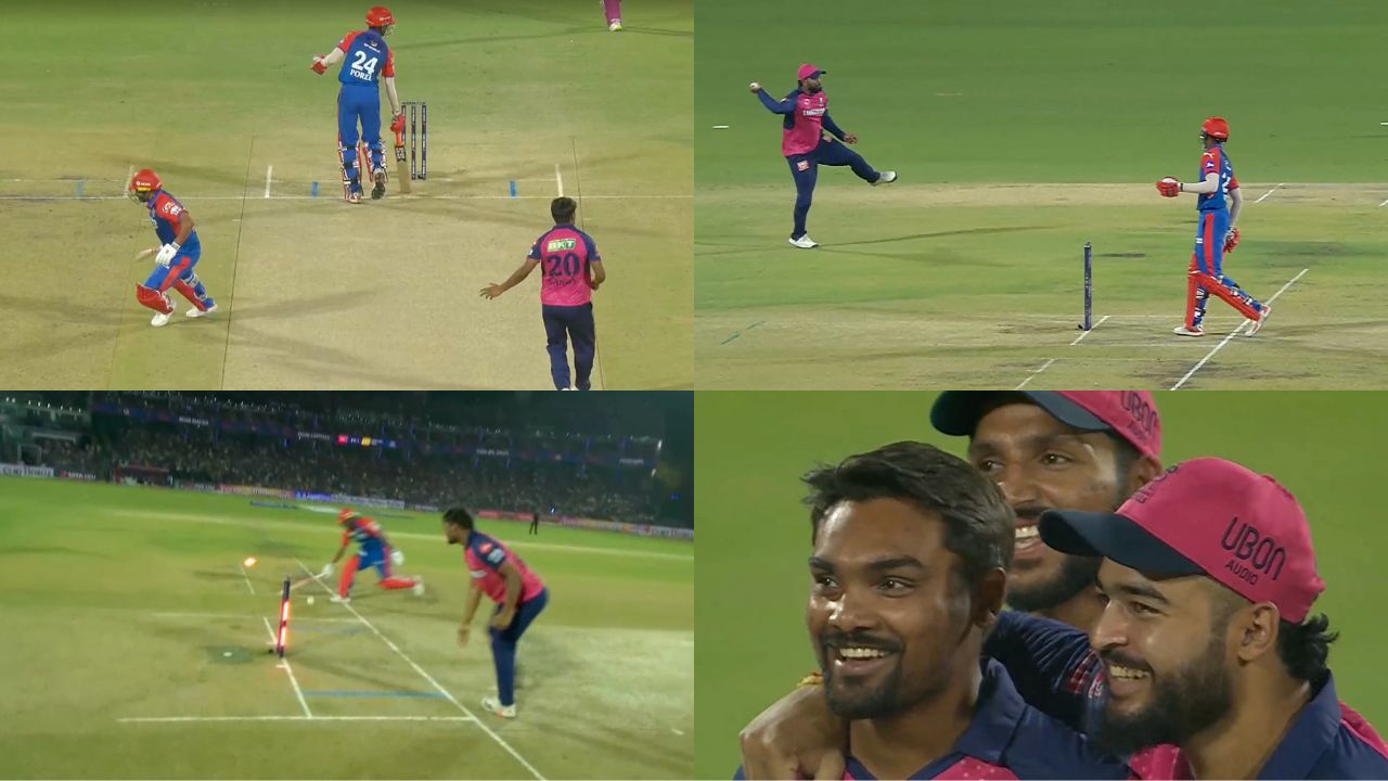 Watch- Karun Nair-Abhishek Porel in a horrible mixup; Sandeep Sharma runs out the former