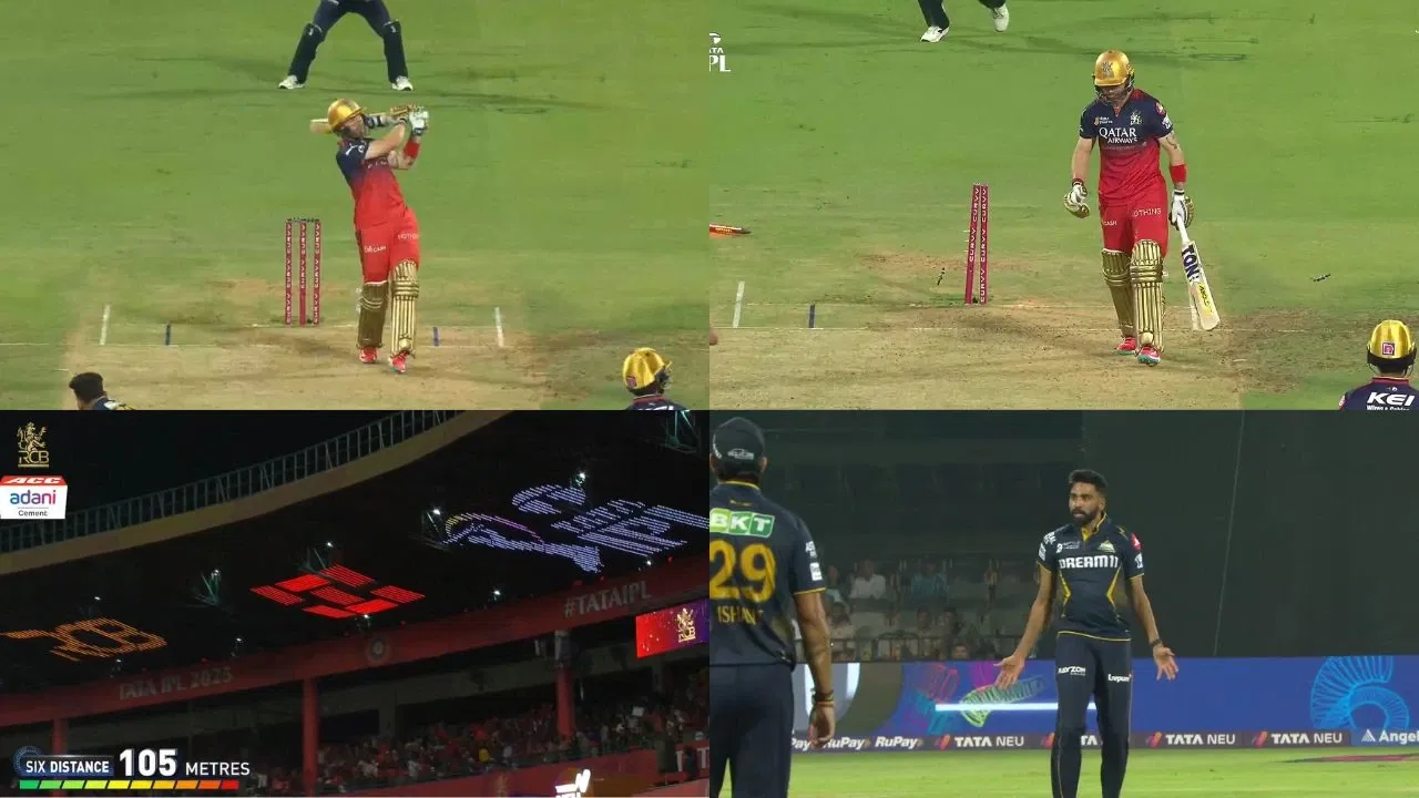 Watch: Mohammed Siraj takes brutal revenge after getting smashed for 105m six by Phil Salt