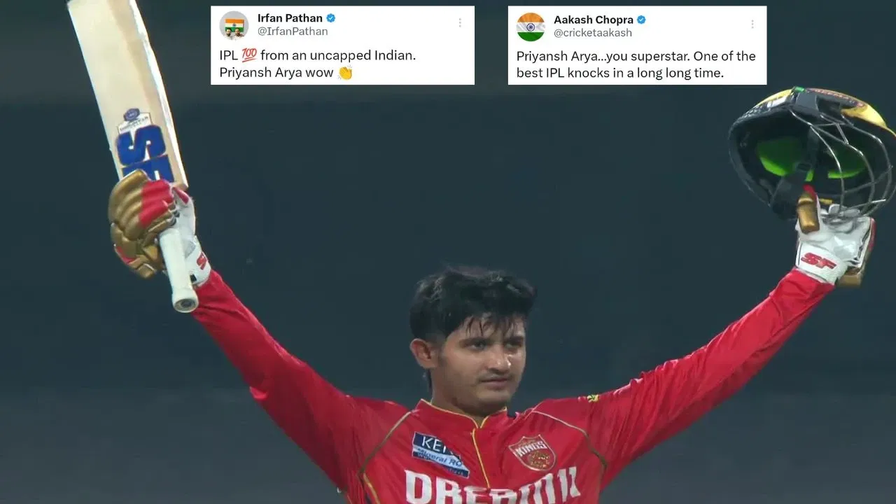 “Treated CSK bowlers like gully bowlers” – Priyansh Arya lauded by fans for historic ton against CSK