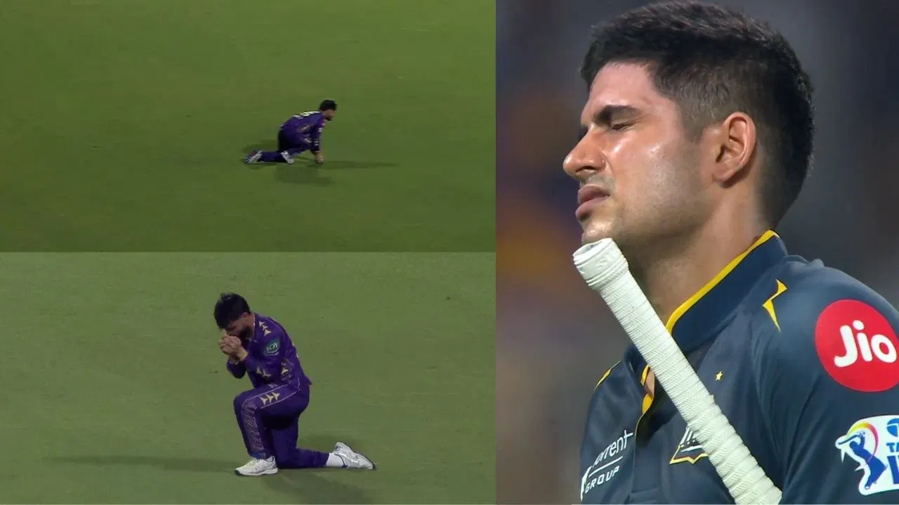 Watch: Rinku Singh kisses ball after denying Shubman Gill a ton with stunning catch