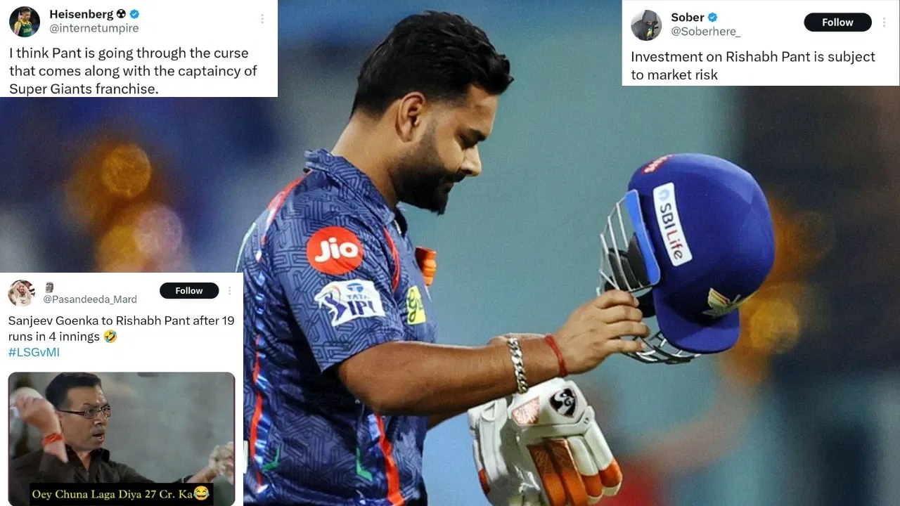 “Fraudest cricketer to ever play cricket in history”: Twitter slams Rishabh Pant after failure vs MI