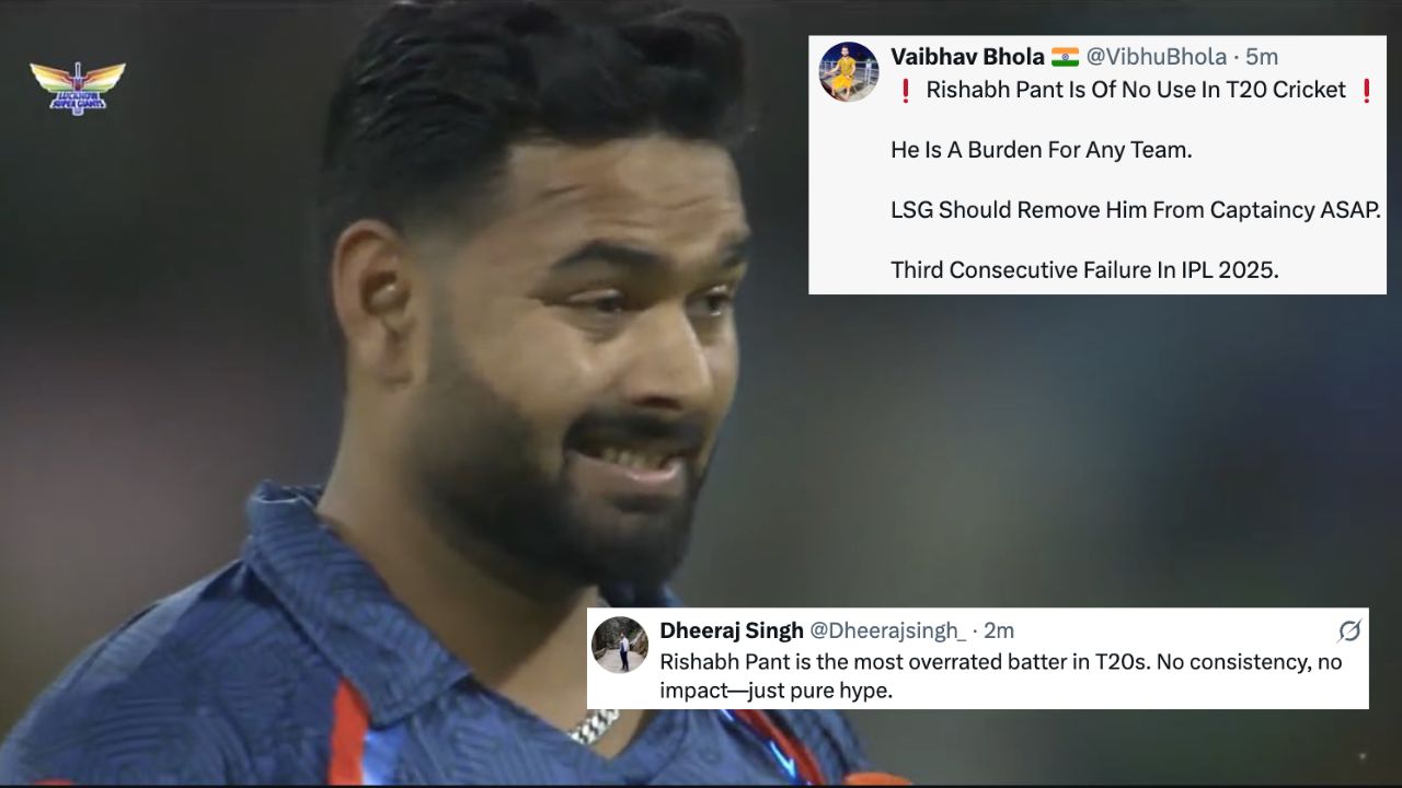 “Rishabh Pant will retire from IPL before MS Dhoni”- Twitter reacts to LSG Captain’s another failure