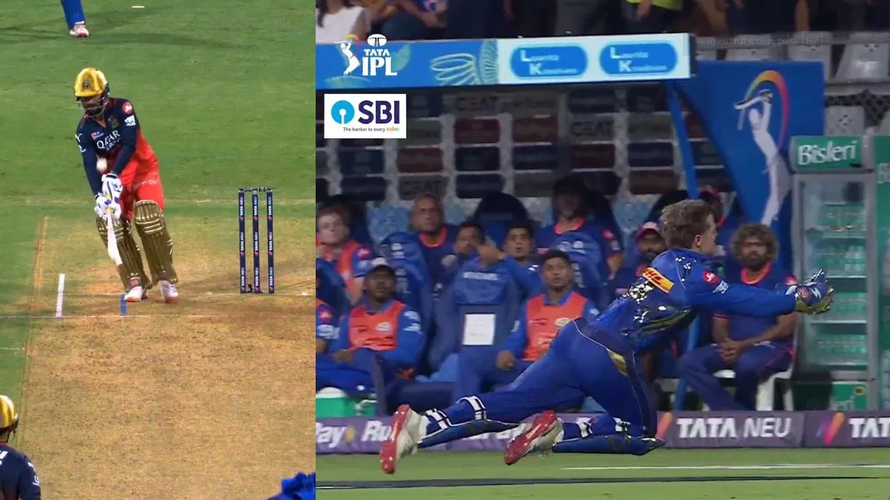 Watch: Ryan Rickelton takes absolute screamer to remove Rajat Patidar in MI vs RCB clash