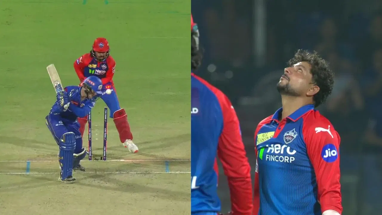 Watch: Kuldeep Yadav completely outfoxes Ryan Rickelton with a googly in DC vs MI clash