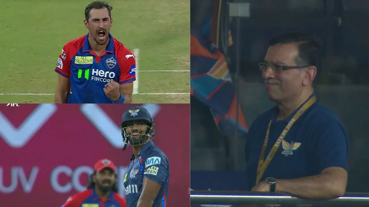 Watch: Sanjiv Goenka fumes as Nicholas Pooran shamelessly laughs after being castled by Mitchell Starc
