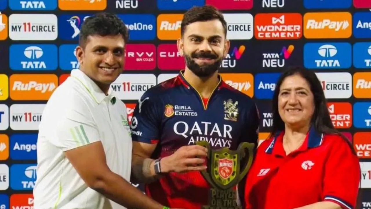 “This award should go to…”: Virat Kohli refuses to accept PoTM award after decimating PBKS