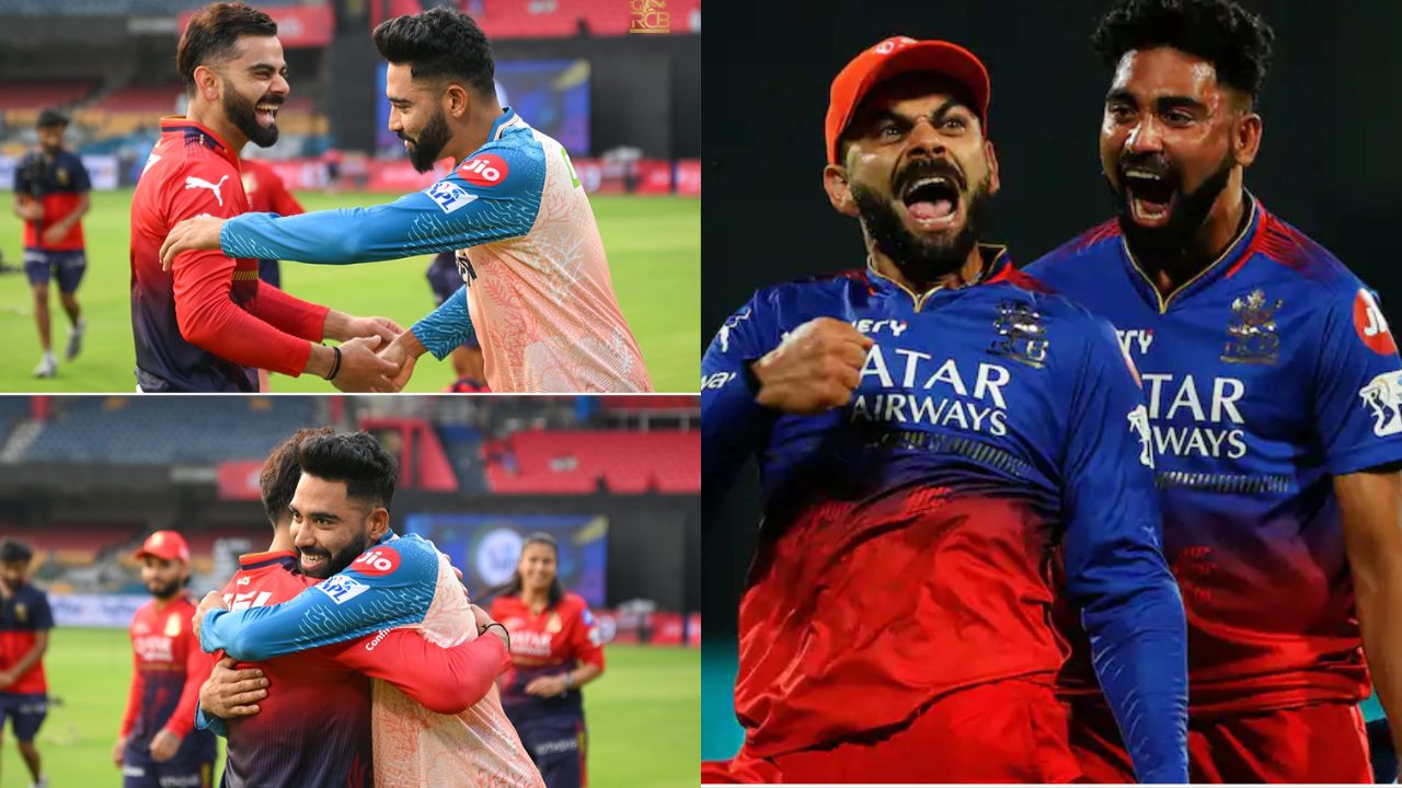 Watch: Virat Kohli-Mohammed Siraj meet for the 1st time after RCB separation in Bengaluru