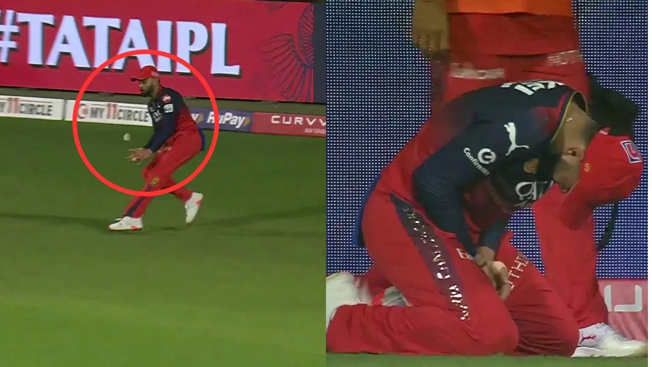 Watch: Virat Kohli suffers severe hand injury during RCB vs GT clash, writhes in pain
