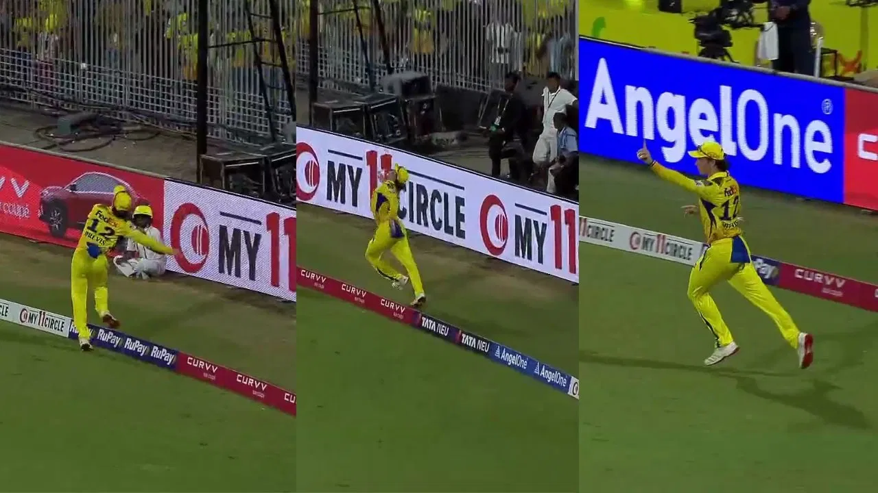 Watch: Dewald Brevis takes one of cricket’s greatest catches to dismiss Shashank Singh in IPL 2025