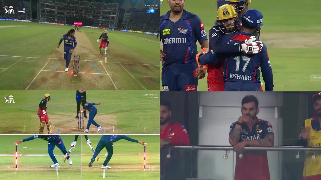 Watch: Virat Kohli Abuses Digvesh Rathi As He Mankads Jitesh Sharma Before Rishabh Pant Withdraws Appeal