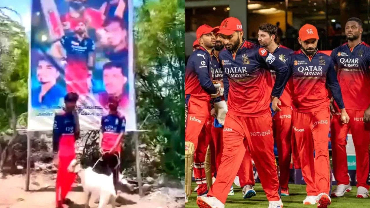 RCB fans arrested for Goat Sacrifice in front of Virat Kohli’s cutout
