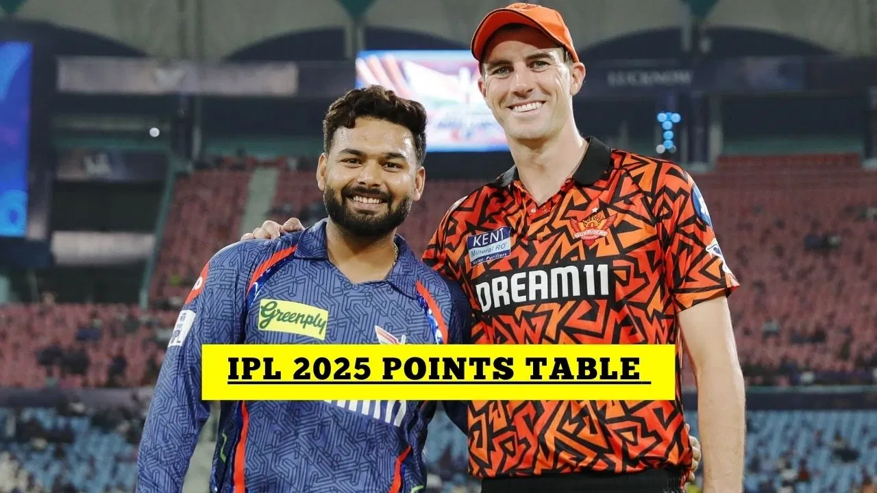 IPL Points Table, Orange Cap, Purple Cap After LSG vs SRH, Match 61 – IPL 2025