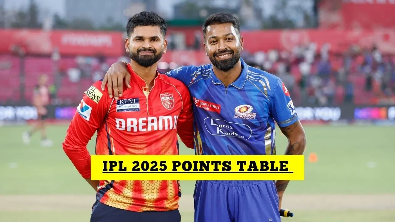IPL Points Table, Orange Cap, Purple Cap After PBKS vs MI, Match 69 – IPL 2025