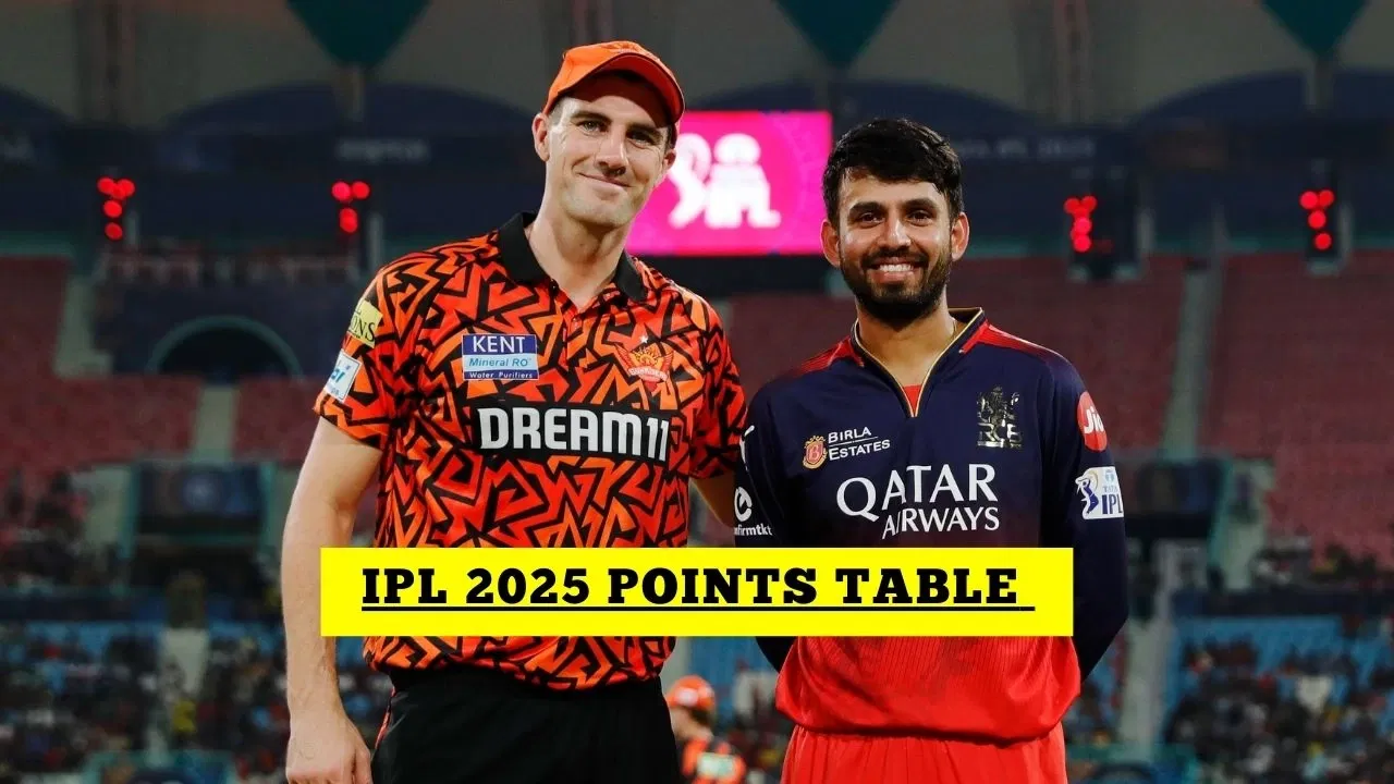 IPL Points Table, Orange Cap, Purple Cap After RCB vs SRH, Match 65 – IPL 2025
