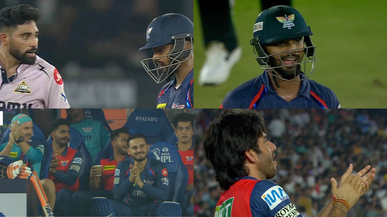 Watch- Mohammed Siraj sledges Nicholas Pooran only to be smacked for 2 boundaries consecutively