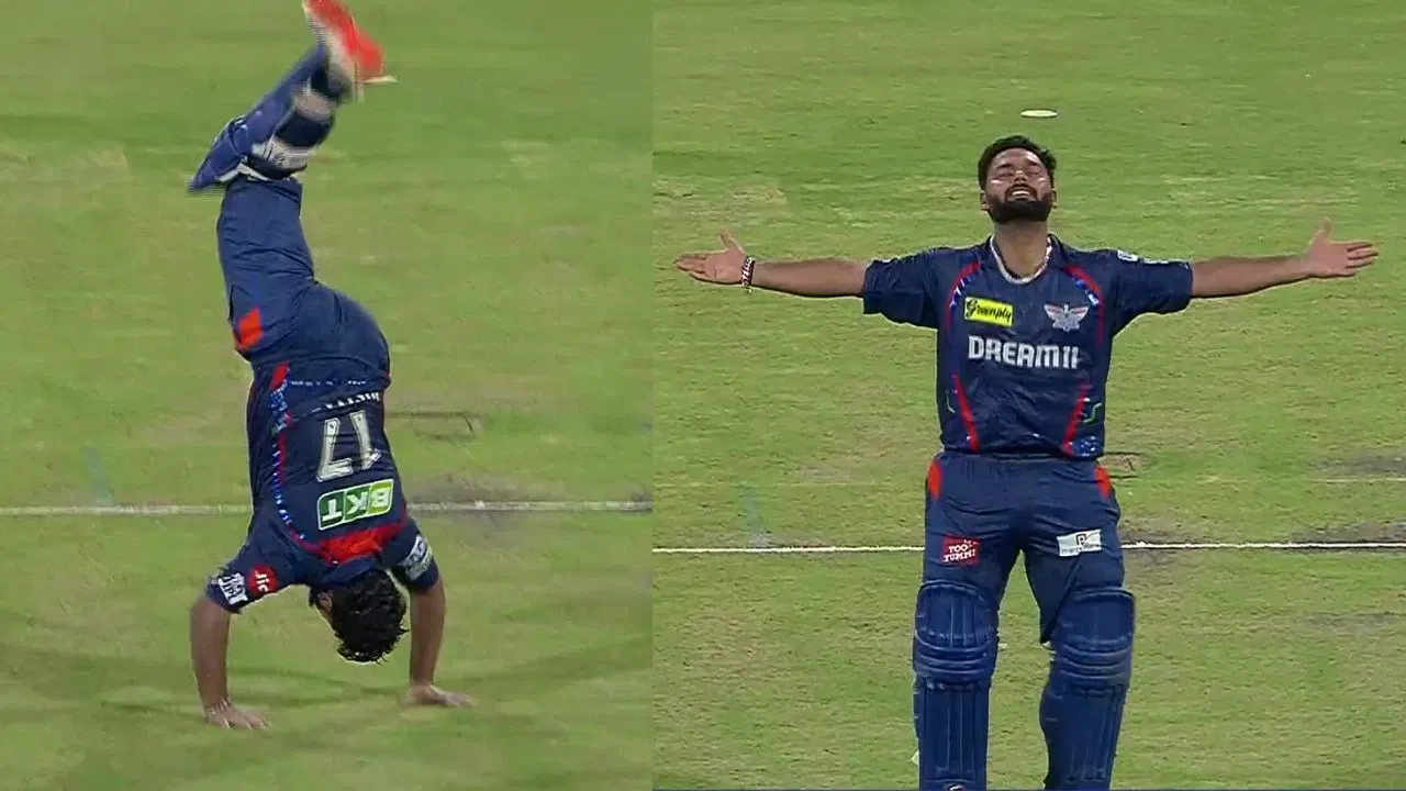 Watch: Rishabh Pant goes wild with somersault celebration after explosive hundred vs RCB