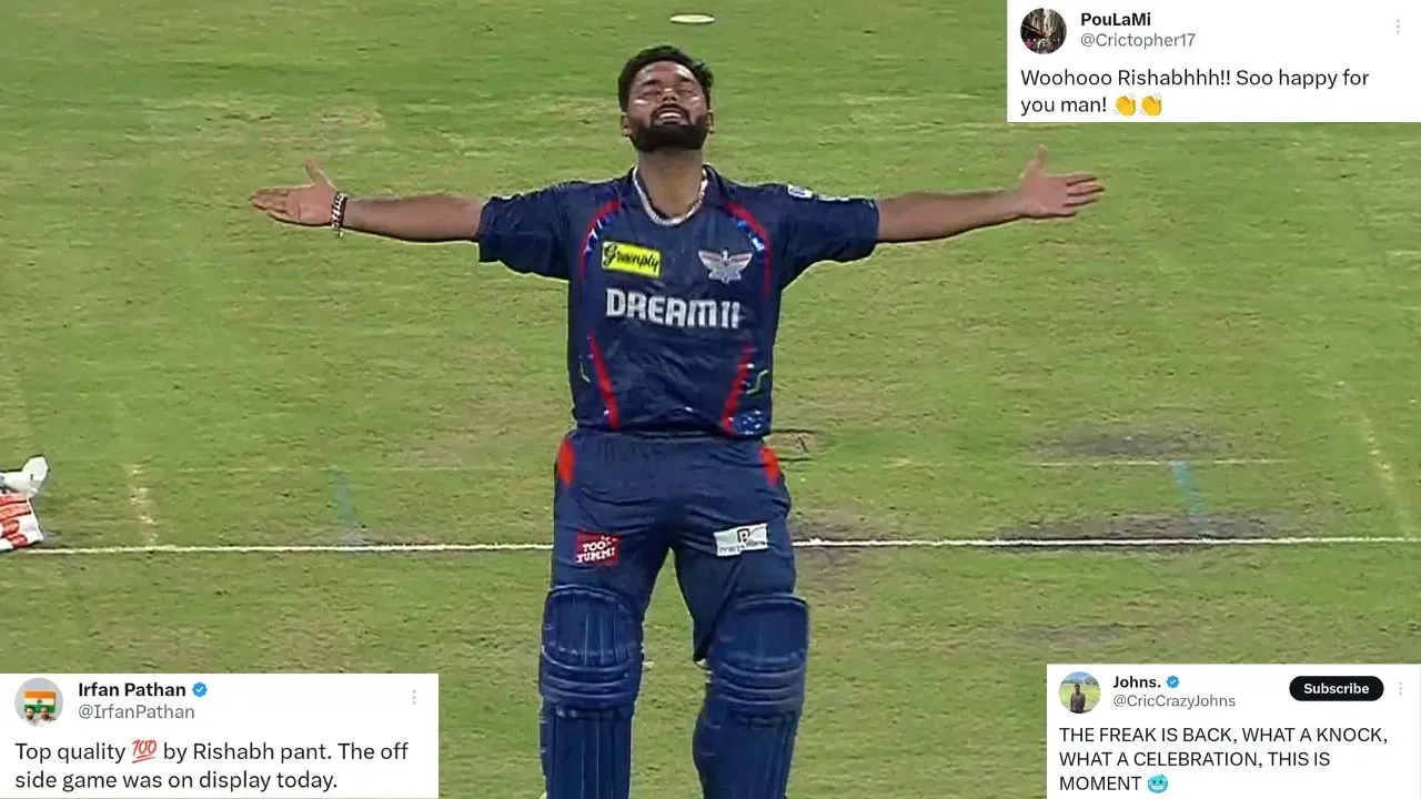 “The Freak Is Back” – Twitter Reacts As Rishabh Pant Roars Back To Form With Stunning Ton Against RCB