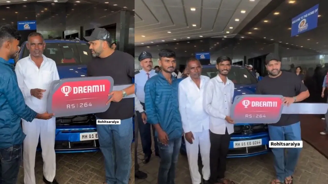 Watch: Rohit Sharma Gifts His Famous ‘264’ Lamborghini Urus To A Lucky Fan
