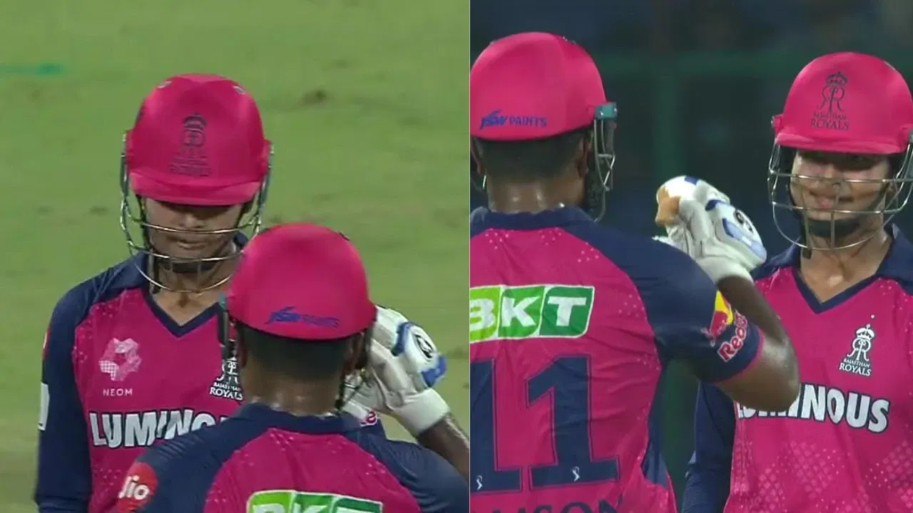 Watch: Sanju Samson salutes Vaibhav Suryavanshi as youngster completes explosive fifty with a six