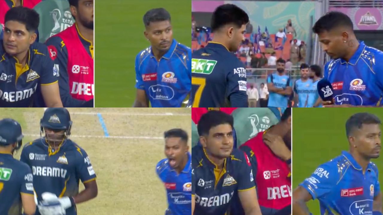 Watch: Shubman Gill ignores Hardik Pandya’s handshake at toss; latter celebrates his wicket in his face