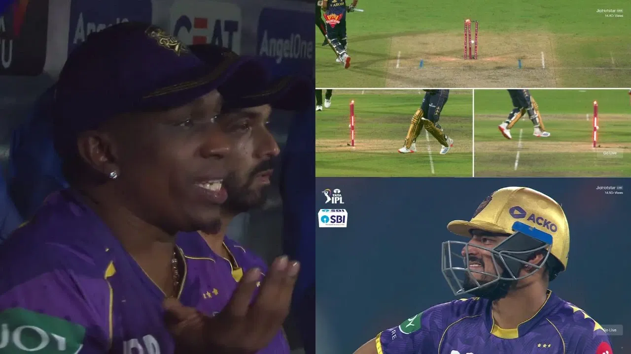 Watch: Dwayne Bravo left stunned as Vaibhav Arora gets run out in bizarre fashion in IPL 2025