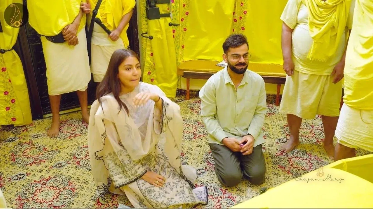 Watch: Virat Kohli visits Premanand Maharaj in Vrindavan with Anushka Sharma after Test retirement