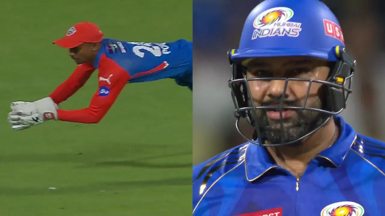 Watch: Rohit Sharma falls to Abishek Porel’s stunner, brutally trolled for dismissal by left-arm pacer
