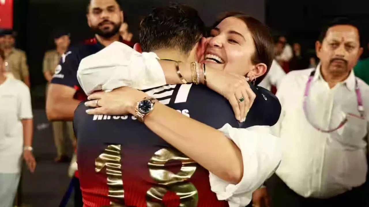 Watch: ‘Emotional’ Virat Kohli Runs Into Anushka Sharma’s Arms, Shares Tearful Hug After RCB’s IPL Win
