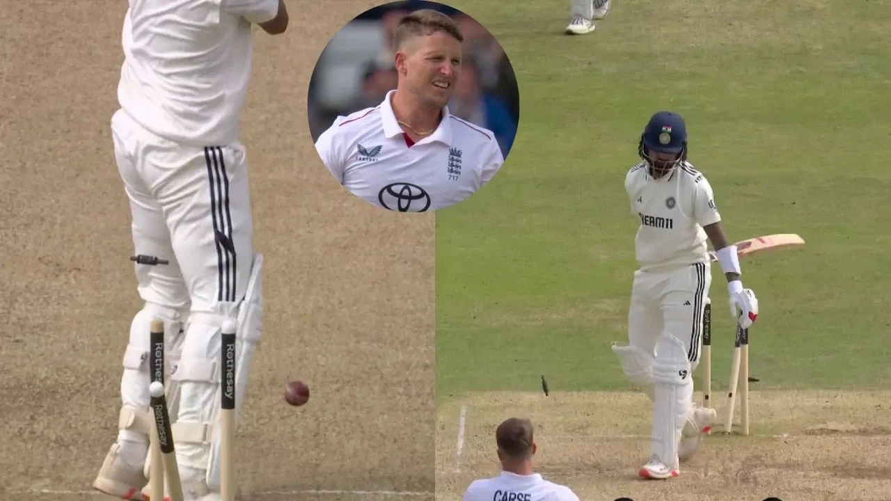 Watch: KL Rahul’s middle-stump destroyed by Brydon Carse on Day 4 of Headingley Test