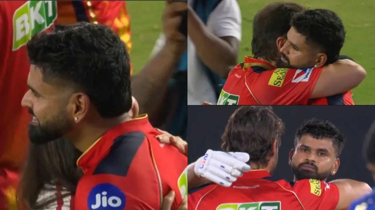 Watch: Preity Zinta gets Shreyas Iyer to break his poker face amid PBKS celebrations, viral wink steals spotlight