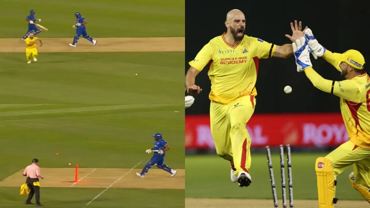 Watch: Kieron Pollard’s major brain-fade leads to embarrassing run-out by Daryl Mitchell in MLC 2025