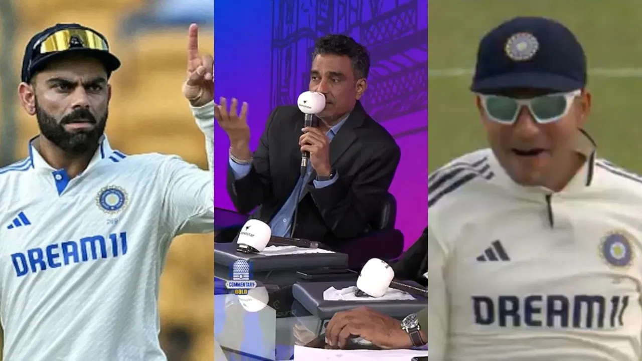 Watch: Shubman Gill channels Virat Kohli, but Sanjay Manjrekar forgets ‘India’s No. 4’ on air