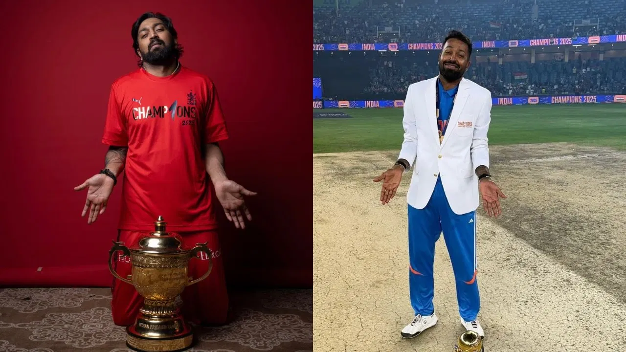 ‘History-maker’ Krunal Pandya copies Hardik Pandya’s iconic celebration after becoming 1st player to…