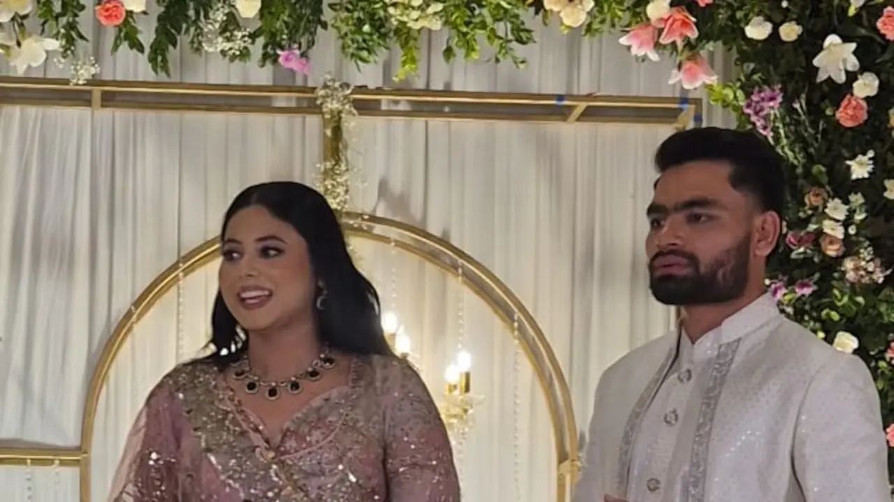 Watch: Rinku Singh breaks internet, gets engaged to Samajwadi Party MP Priya Saroj in Lucknow