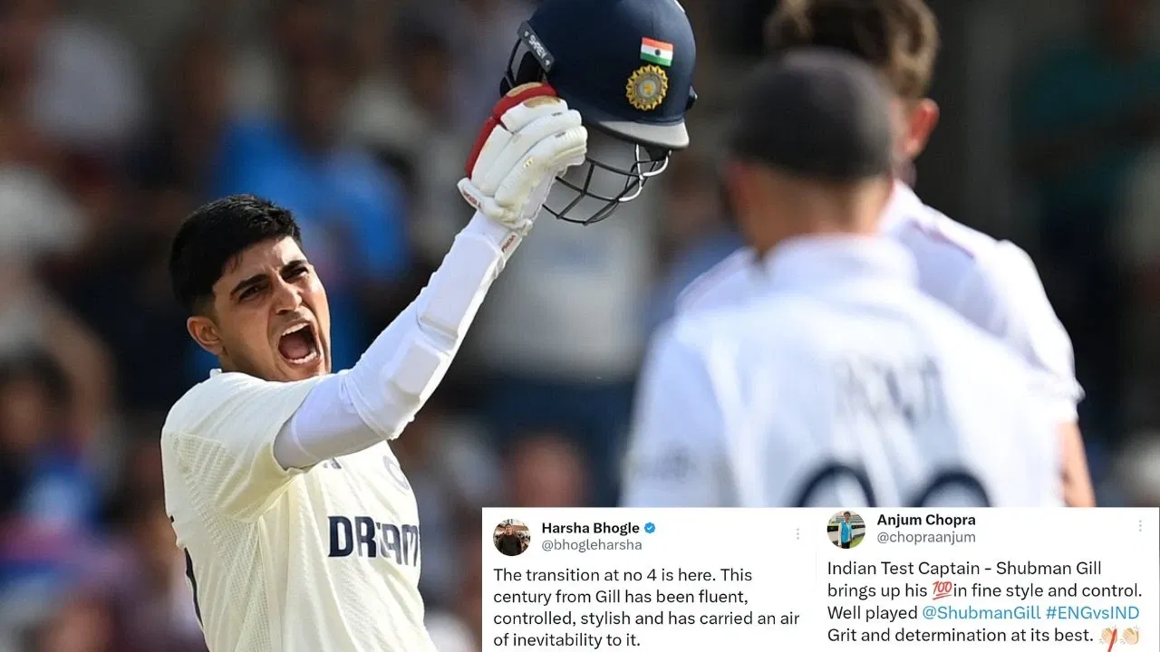 “Prince on his way to becoming King”: Twitter reacts as Shubman Gill equals Virat Kohli with Test ton in England