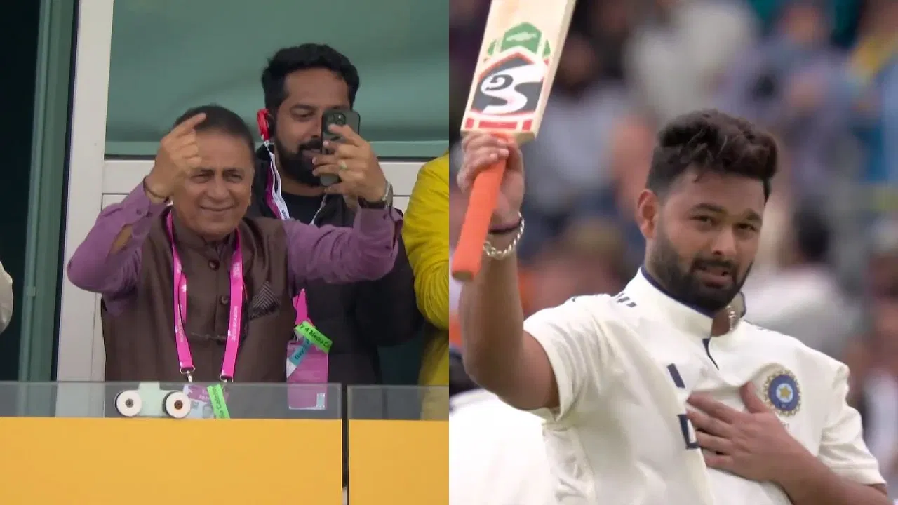 Watch: Rishabh Pant shockingly denies Sunil Gavaskar’s request for somersault celebration after twin tons in Leeds