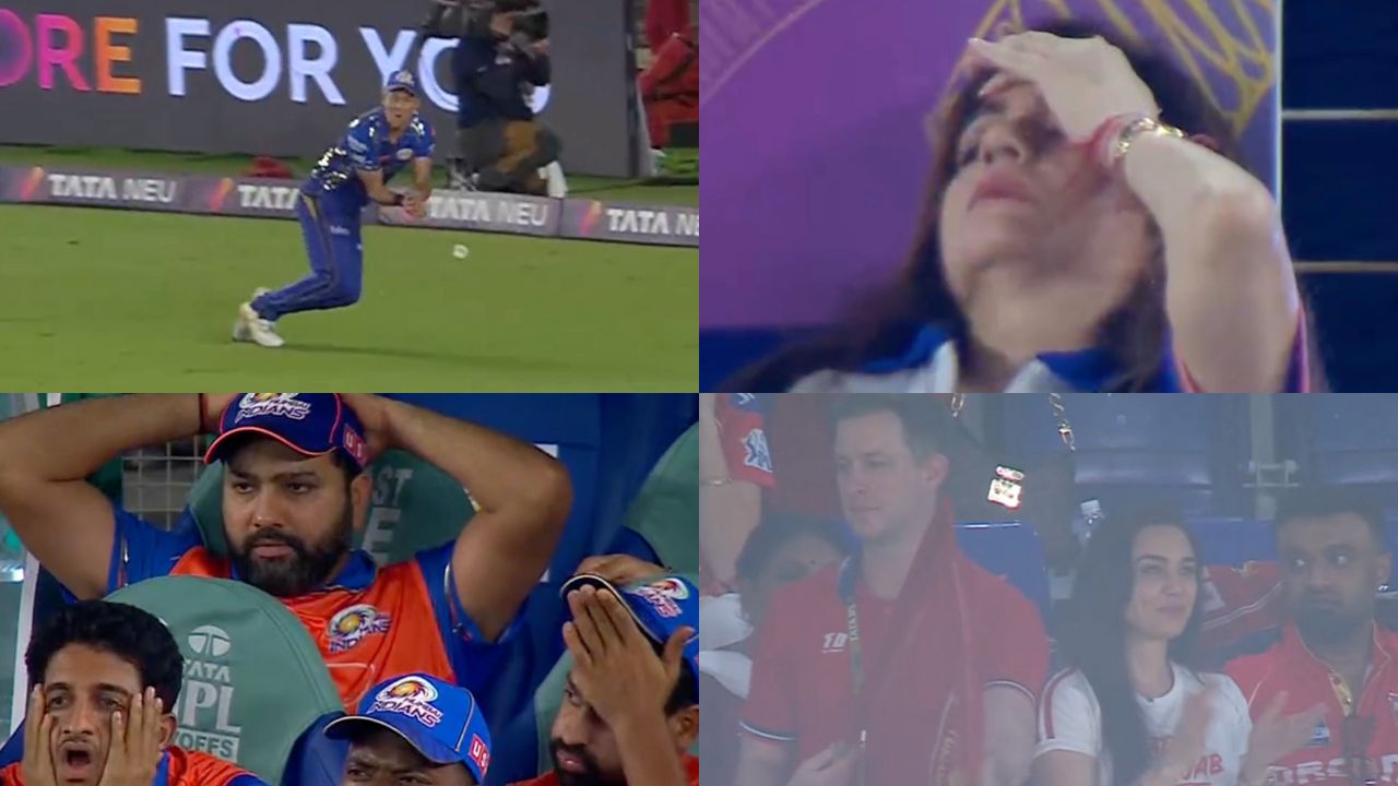 Watch: Nita Ambani suffers Panic Attack on Trent Boult’s dropped catch; Preity Zinta dances