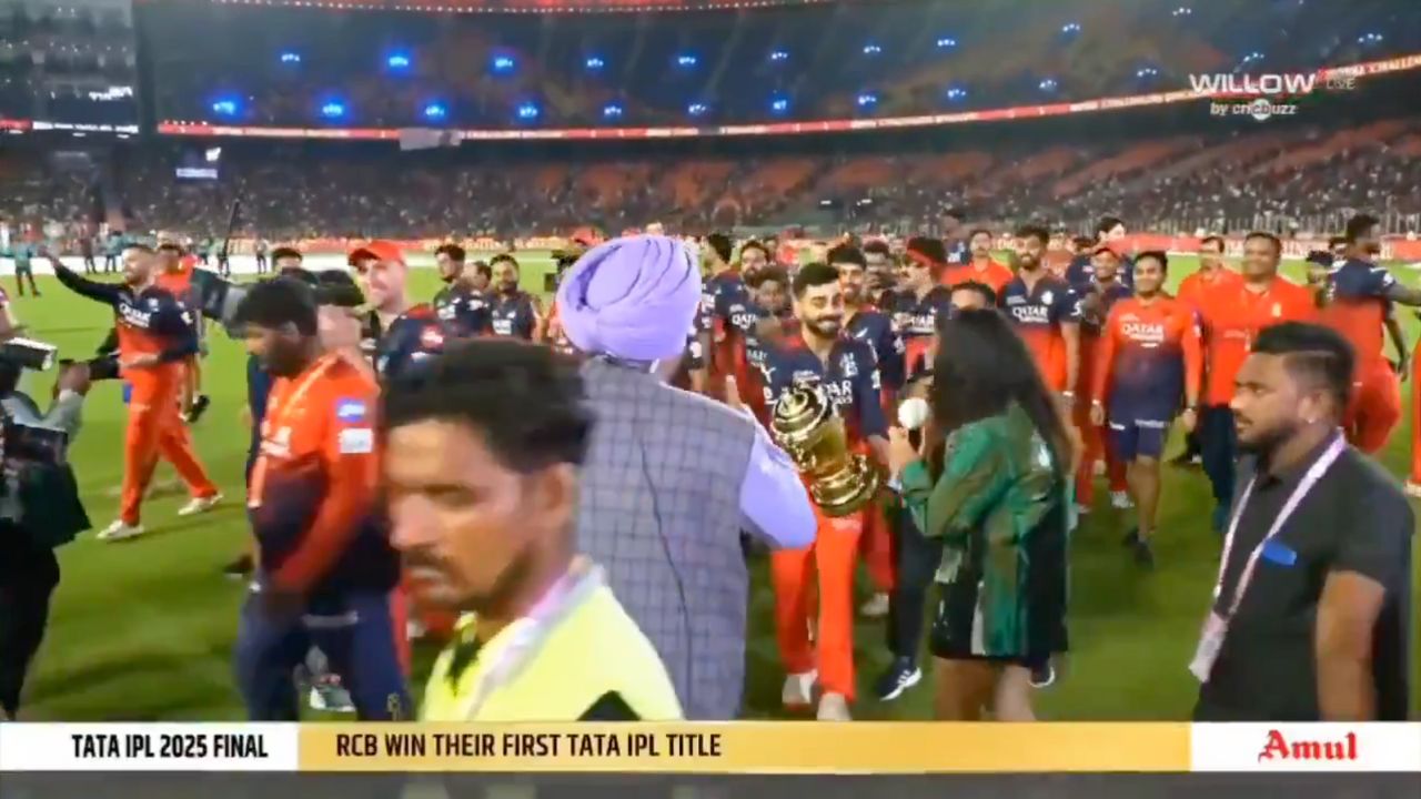 Watch: Virat Kohli goes extra mile to give Mayanti Langer special treatment after IPL win