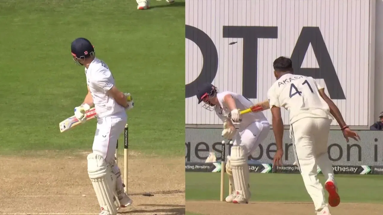 Watch: Akash Deep bamboozles Harry Brook with a ripper to break 303-run partnership at Edgbaston