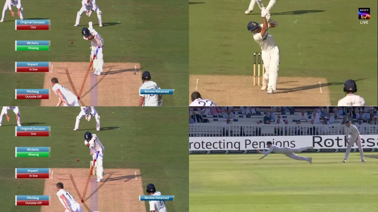 Watch: Akash Deep declared out twice in 3 balls, hits Jofra Archer for six before falling to Harry Brook’s blinder