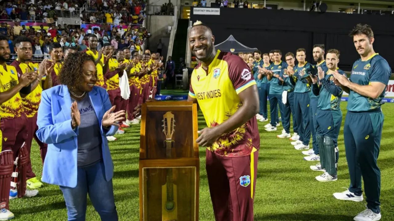 Watch- Australia and West Indies players line up Andre Russell’s Guard of Honour; classy act on retirement