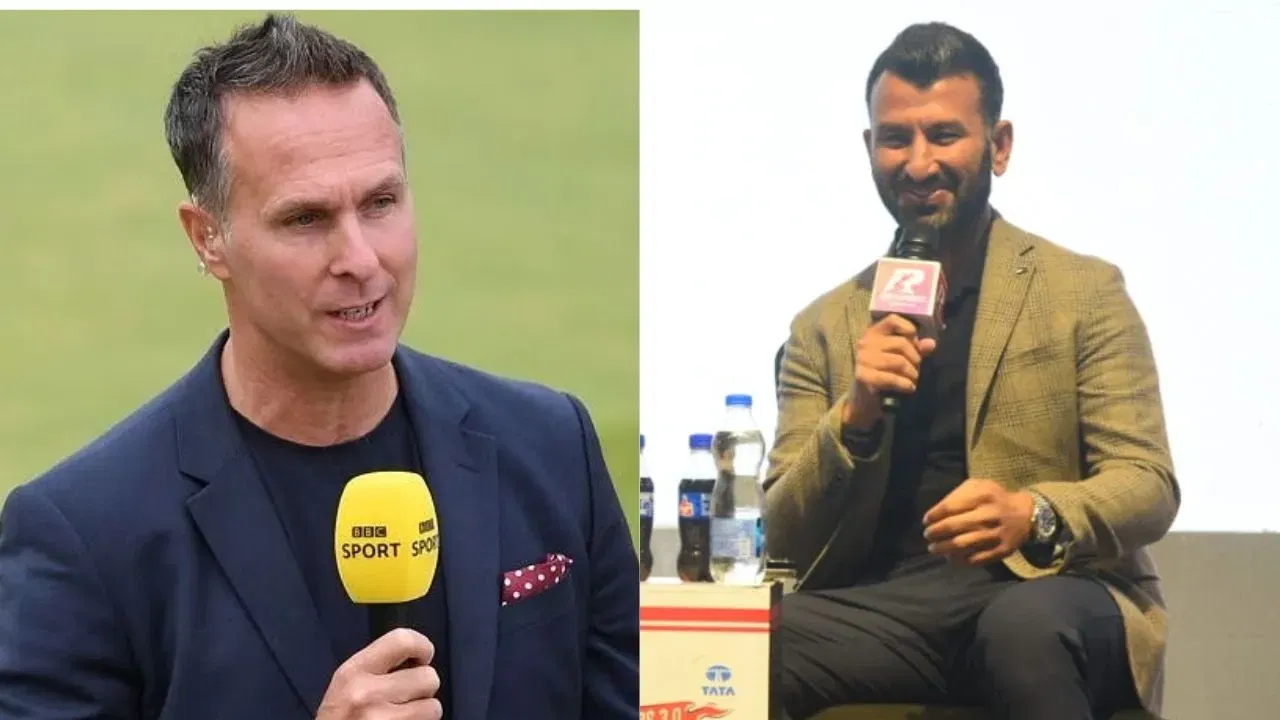 After Wasim Jaffer, Cheteshwar Pujara gives belt treatment to Michael Vaughan