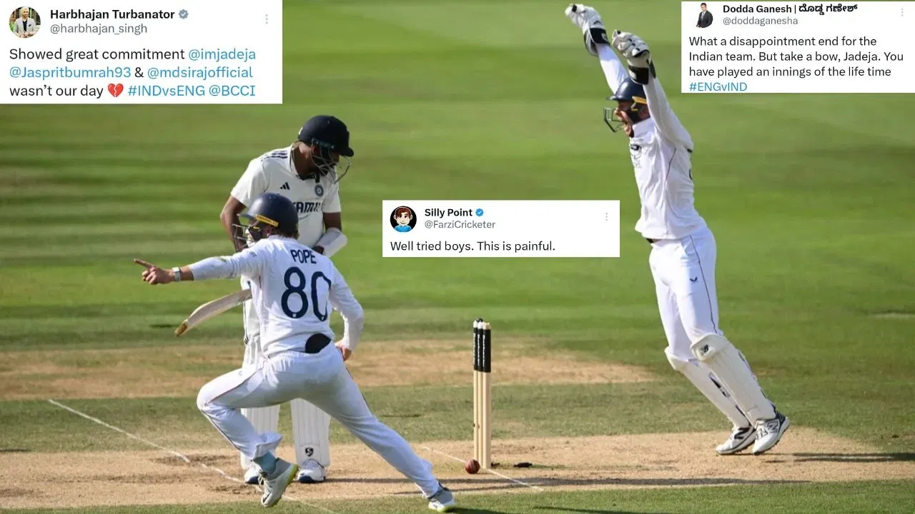 “Nothing gives you pain as much as Test cricket”: Fans heartbroken as India lose thriller to England at Lord’s