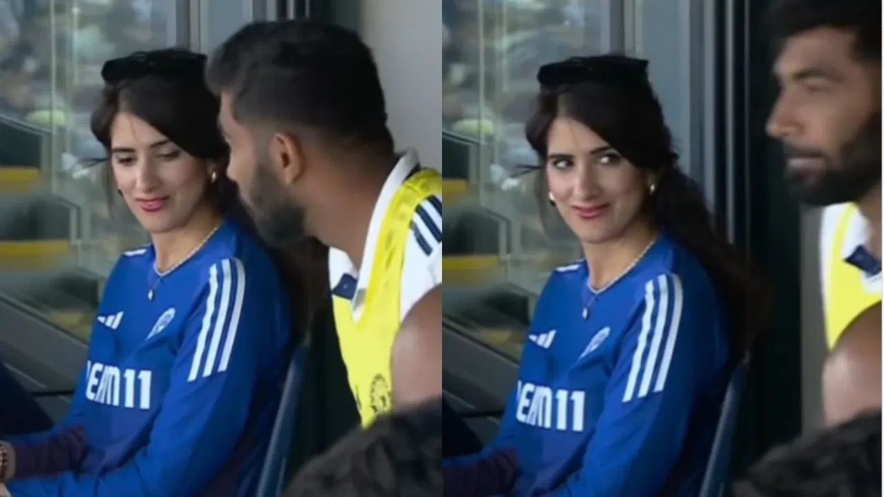 Mystery woman seen admiring Jasprit Bumrah in India dugout!! ID revealed