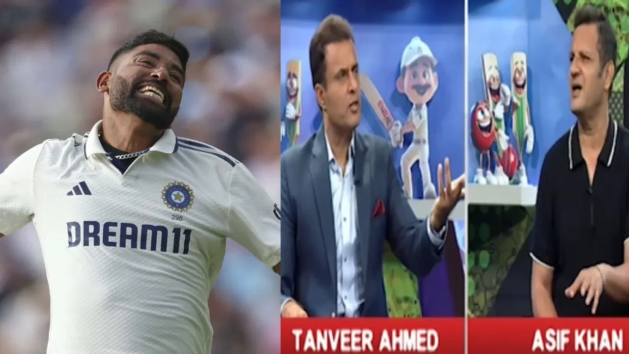 Watch: Pakistan player attacks Mohammed Siraj, gets reality check by own anchor