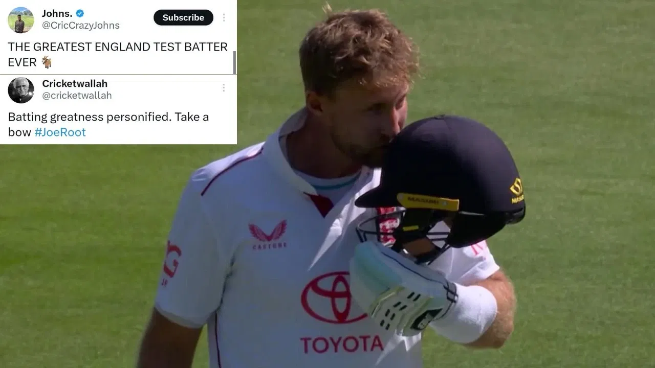 ‘Joe Root hits another hundred while Virat Kohli dyes his beard’: Twitter reacts to England star’s 37th Test ton