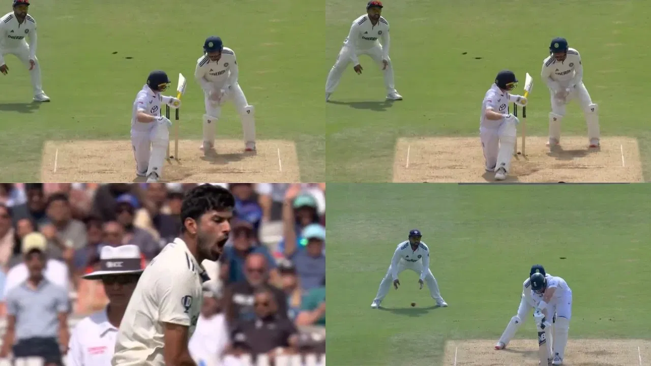 Watch: Washington Sundar destroys stumps of Joe Root, Jamie Smith; Gautam Gambhir hurls expletive