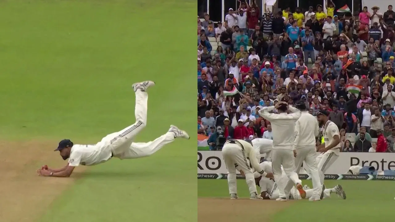 Watch: ‘Superman’ Mohammed Siraj takes one-handed blinder in Edgbaston Test to stun Shubman Gill