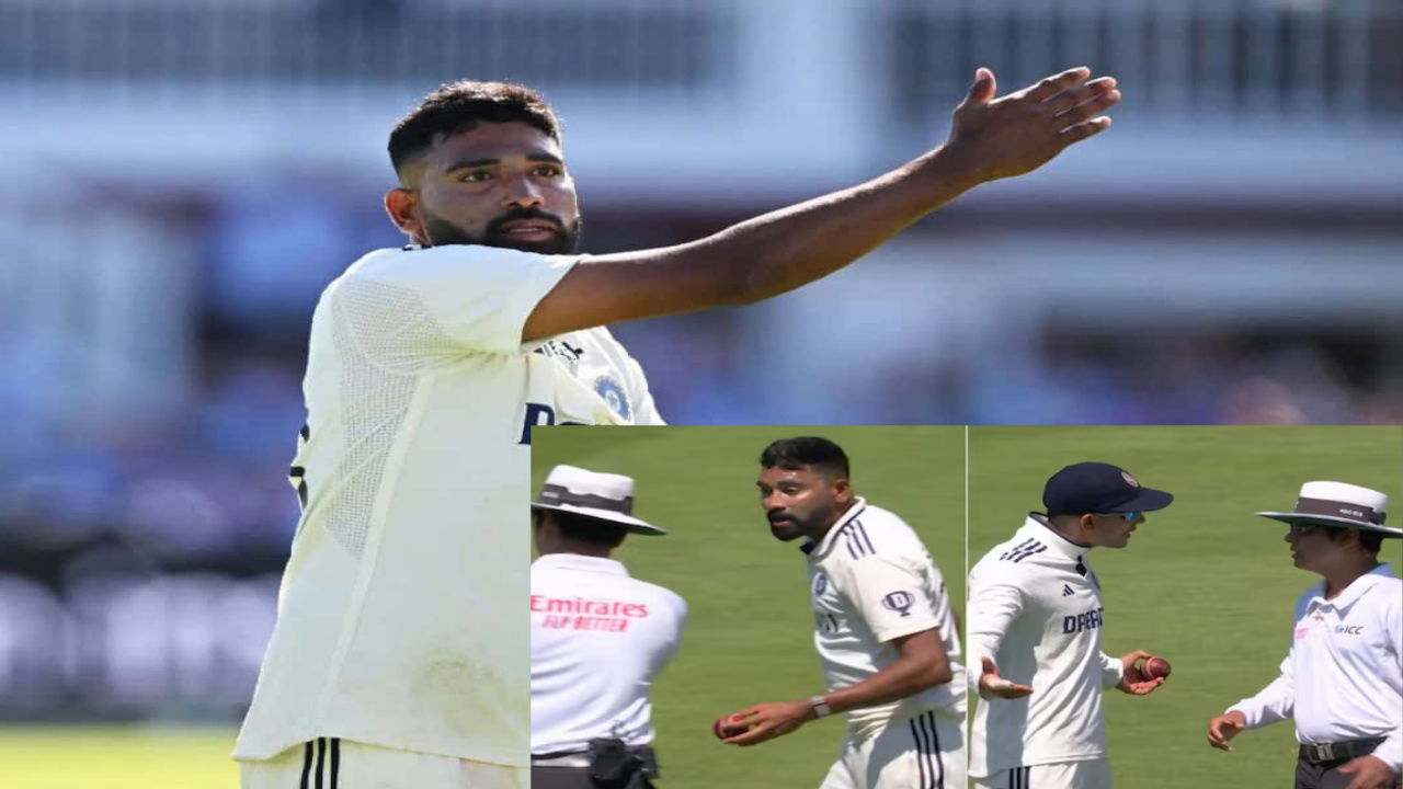 Watch- Mohammed Siraj loses cool at Umpire, then fights teammates!! ICC ban possible?