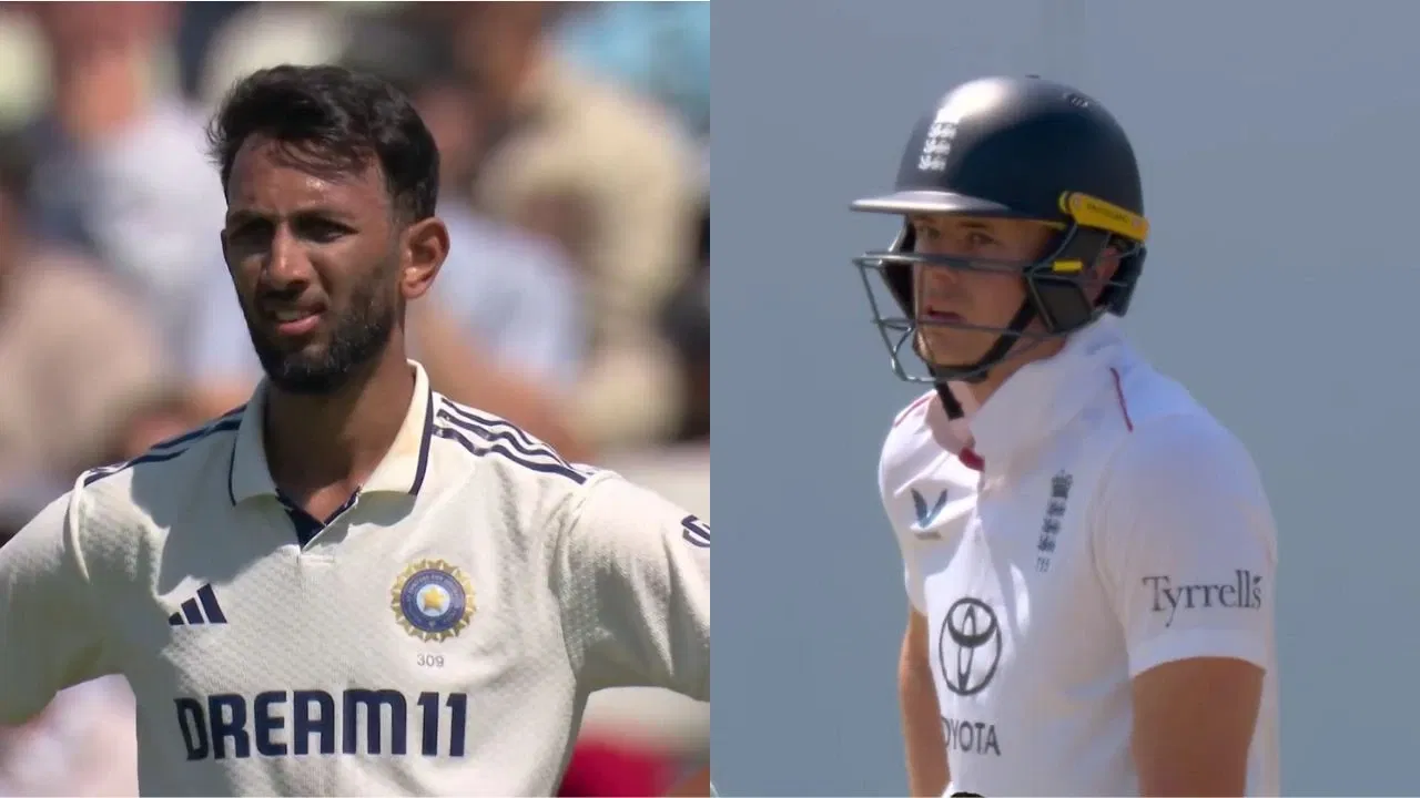 Watch: 4, 6, 4, 4, 4 – Jamie Smith destroys Prasidh Krishna in brutal 23-run over in Edgbaston Test